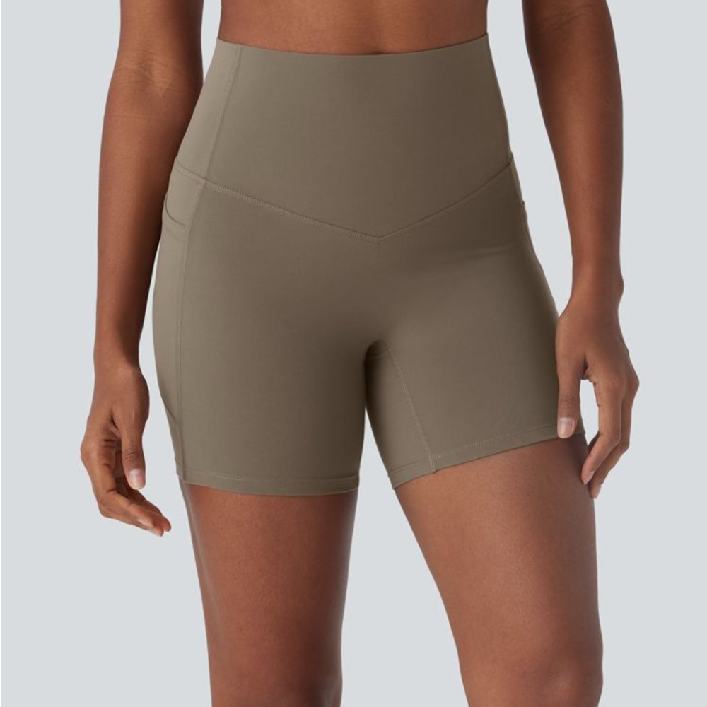 Halara UltraSculpt High Waisted Tummy Control Shaping Biker Shorts